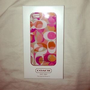 Coach iphone 5 case