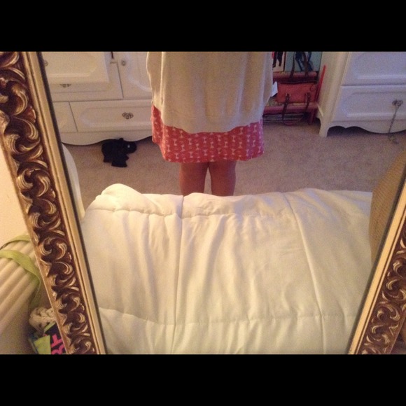 🌴Pink Palm tree & white skort🌴