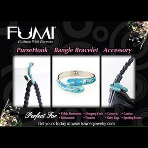 Fumi Pewter Finish Bangle Purse Holder