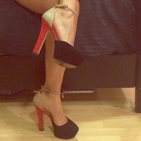 Zara color block shoes