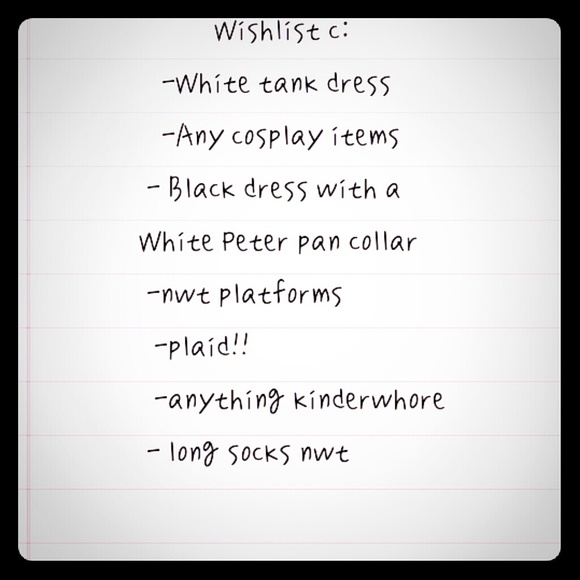 Wishlist c: