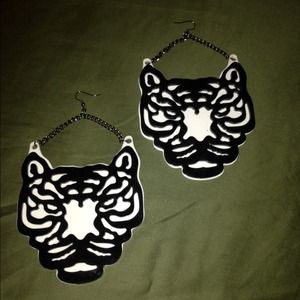 Tiger Earrings