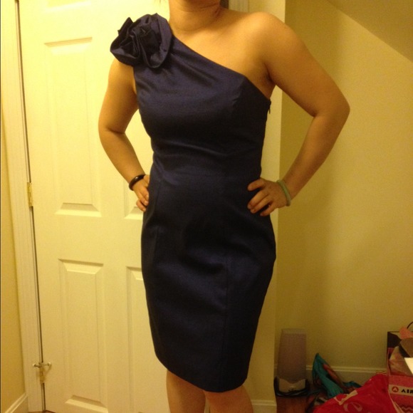 Navy blue dress