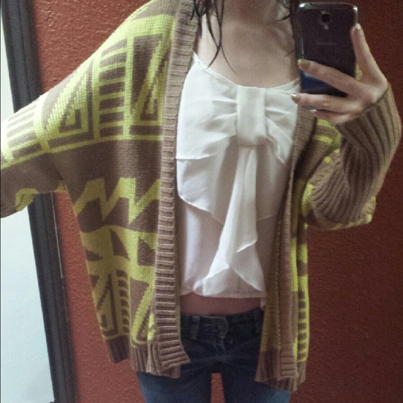 Aztec Cardigan Sweater - Picture 3 of 3