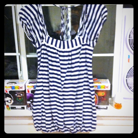 Sailor dress bubble top!