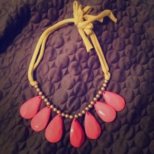 New pink statement necklace! Reduced!!