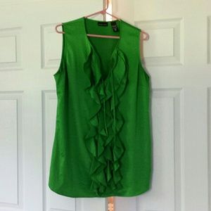 Sleeveless Satin Top