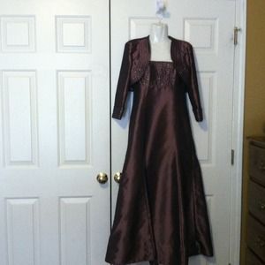 Formal Gown & Bolero Jacket