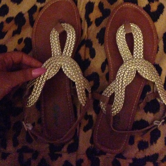 Gladiator sandals - gold