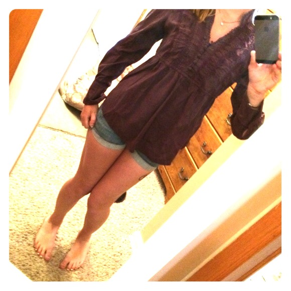Elle brand purple top