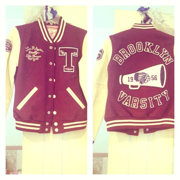 True Religion Letterman Jacket