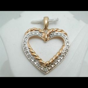 Real Diamond 💎 Heart Pendant