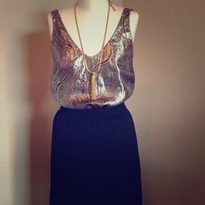 J.Crew cate cami in gilded paisley