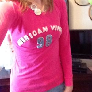 💖Long sleeve pink tee💖