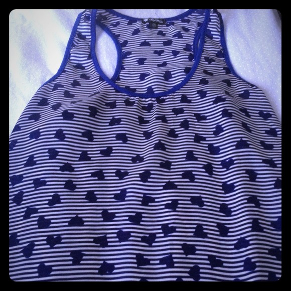 Blue Heart Blouse