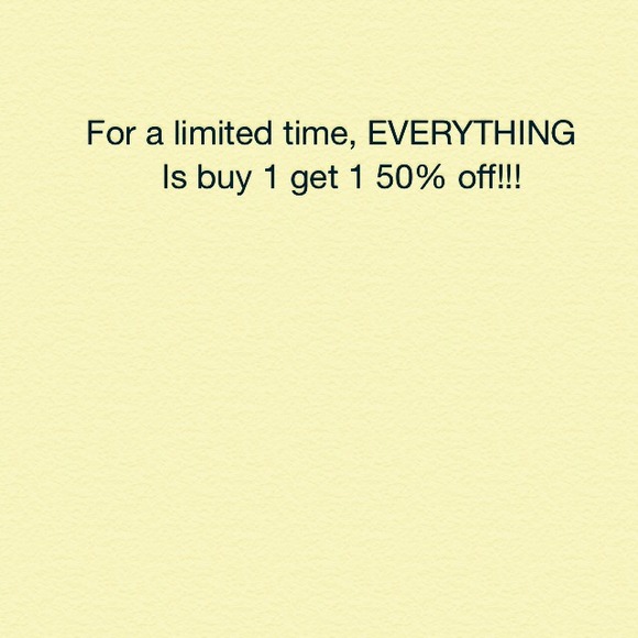 Take advantage!!!