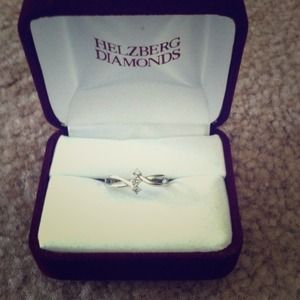 Beautiful, three stone ring.