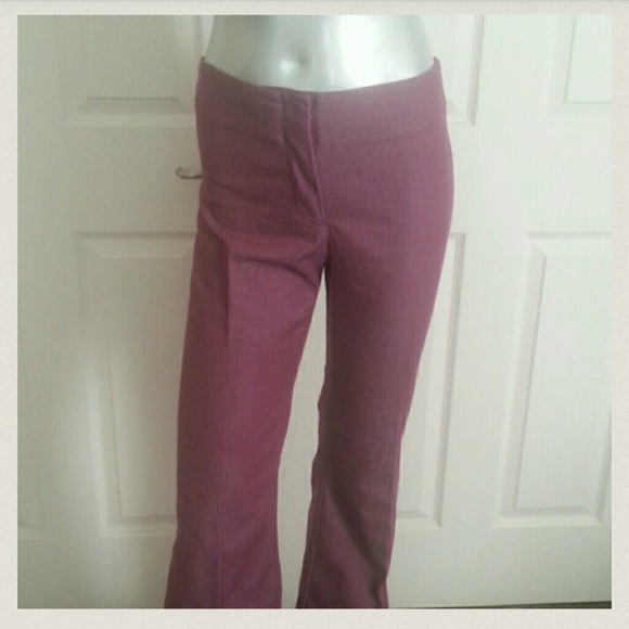 SOLD Vintage Purple Flares~Hennes Col - Picture 4 of 4