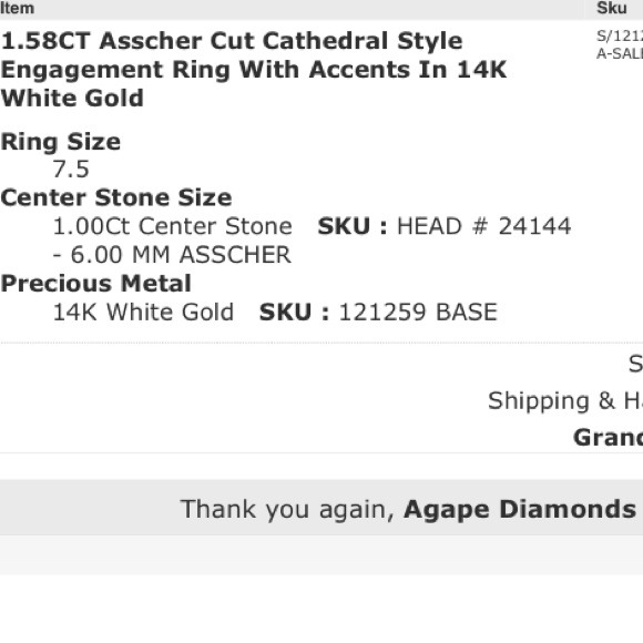 Agape Diamonds Online Shop AGAPE DIAMONDS Ring