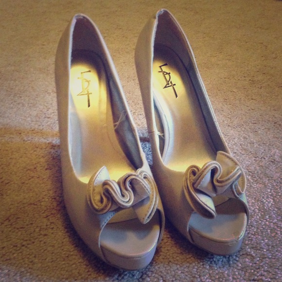 Nude Peeptoe Heels