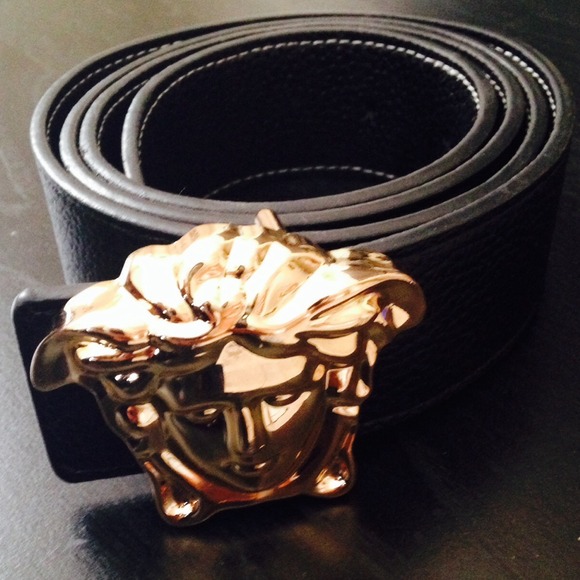 Versace medusa belt