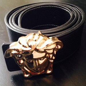 Versace medusa belt