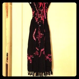Beautiful dress or coverup with sequin detail