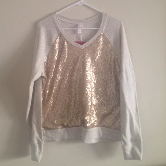 Gold glittered Sweatshirt