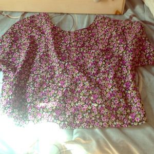 Floral top.