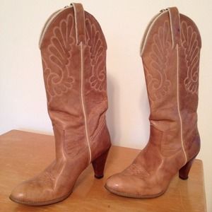 Kenny Rogers vintage cowboy boots