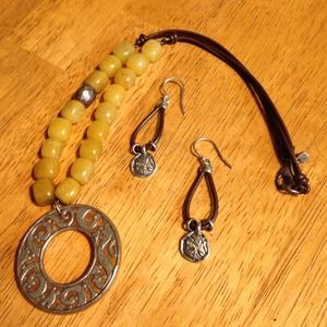 Bundle ... Earrings and necklace