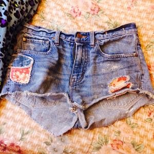 Denim & Supply Ralph Lauren High Waisted Shorts