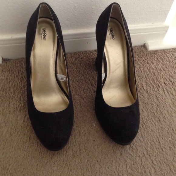 Shoes - Mossimo Black Chunky Heels Shoes - Mossimo Black Chunky Heels