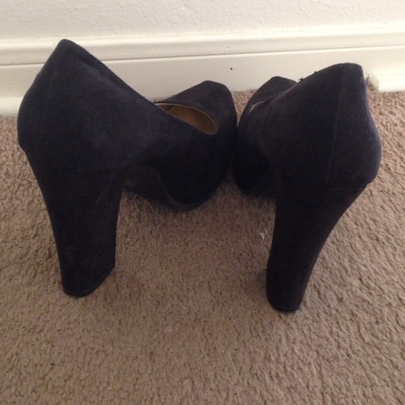 Shoes - Mossimo Black Chunky Heels Shoes - Mossimo Black Chunky Heels