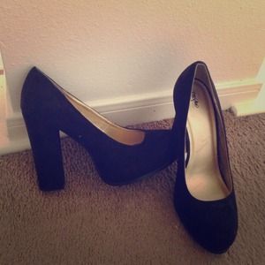 Mossimo Black Chunky Heels