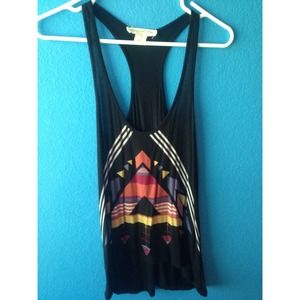UO tank top hipster tribal neon festival boho
