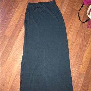 Plain black maxi skirt. Brandy Melville