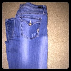 Stretch straight jeans