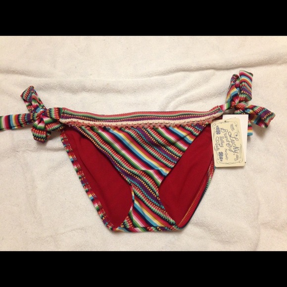 Tribal swim suit bikini bottoms