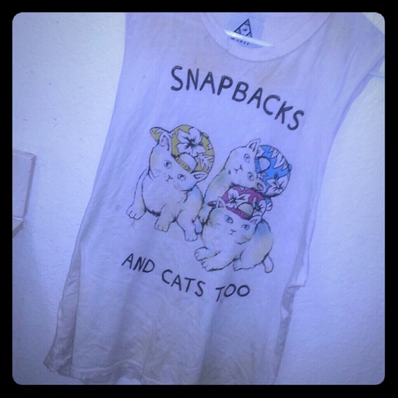 Unif snap back kittens xsmall top UNIF