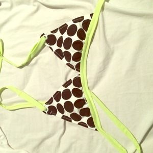 Polka dot bathing suit