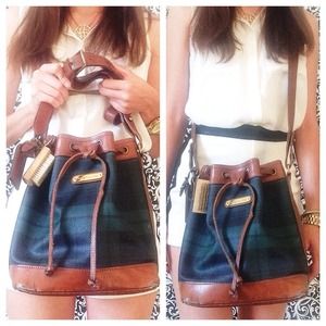 🌸Ralph Lauren Leather Satchel🌸