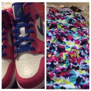 Bundled Air Jordan 1's n Aztec Body con dress