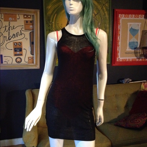 Max Azria Light Racerback Body Con Dress - Picture 2 of 4