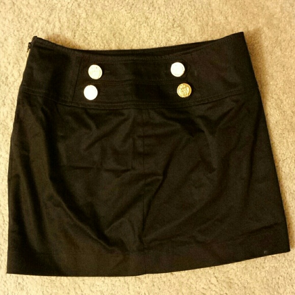 Express black mini skirt