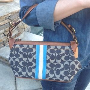 Denim Coach Handbag