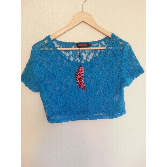 Motel lace crop top