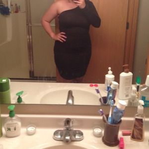 Sexy one armed dress