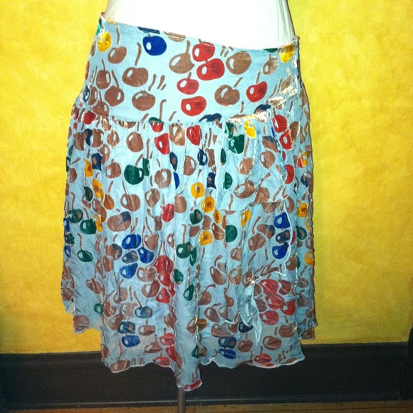 Free People Dresses & Skirts - Free people cherries cherry skirt sz  8