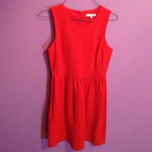 Madewell red keynote dress XS